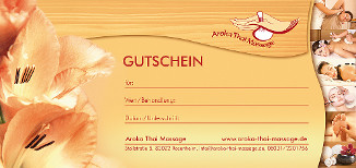 Aroka Thai Massage-Gutschein